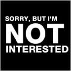 Spiritual Blog - Not Interested