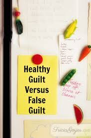 Spiritual blog - healthy guilt
