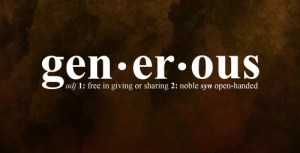 Spiritual Blog - Generous