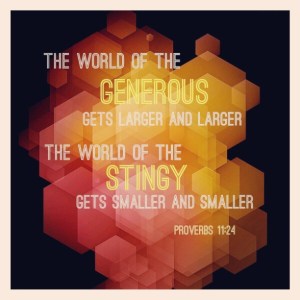 Spiritual Blog - Generosity