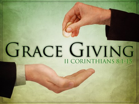 Spiritual Blog - Grace Giving