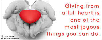 Spiritual Blog - Giving
