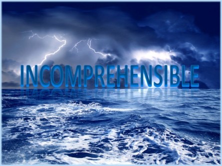 Spiritual Blog - Incomprehensible