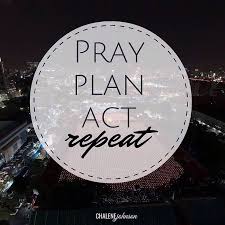 Spiritual Blog - Pray and Plan
