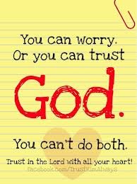 Spiritual Blog - Worry