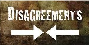 Spiritual Blog - Disagreement