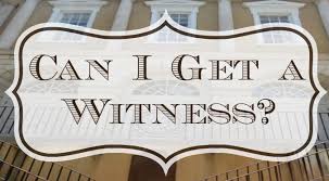 Spiritual Blog - Witness