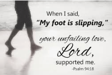 Spiritual Blog - Foot Slips