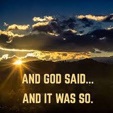 spiritual blog - god said