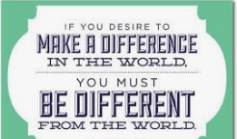 Spiritual Blog - Different