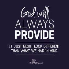 Spiritual Blog - Provision